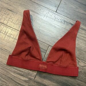 Skims | Cotton Plunge Bralette